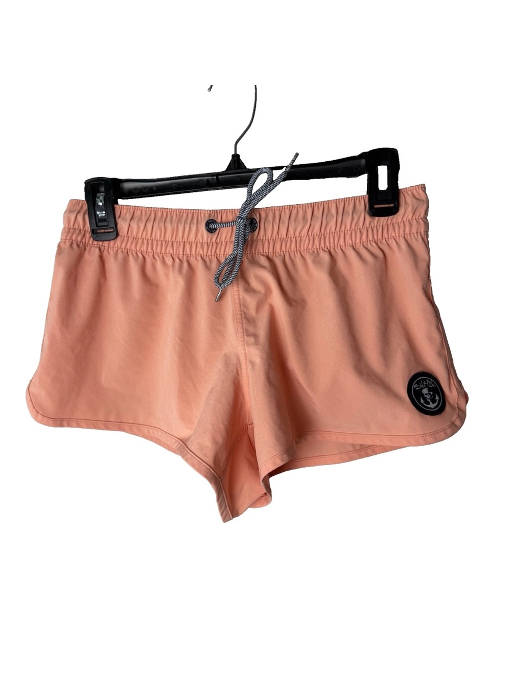 Salt Life Volley Shorts Size Small SLX Salty Coral Peach Swim Board Drawstring